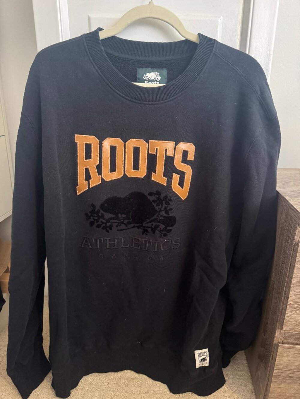 Roots Athletics Canada Logo Crewneck Sweatshirt XL
